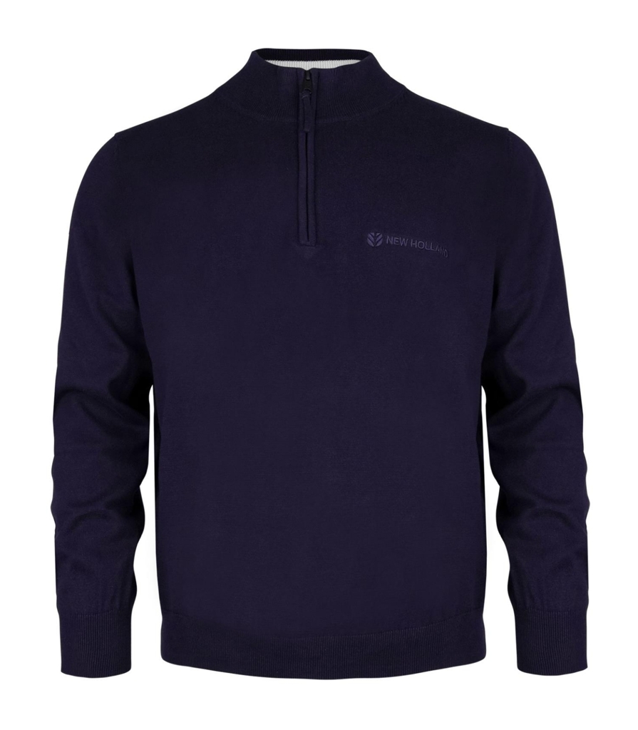 New Holland Longsleeve Half Zip navy (Herren)-1