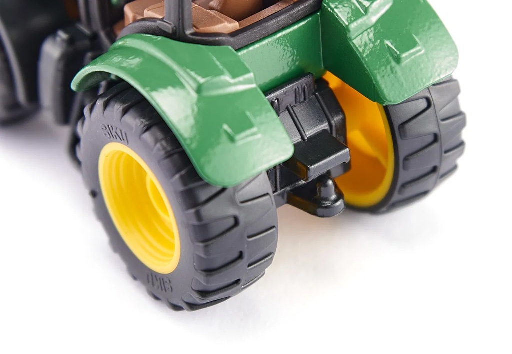 John Deere mit Baumstammgreifer Modell von Siku 