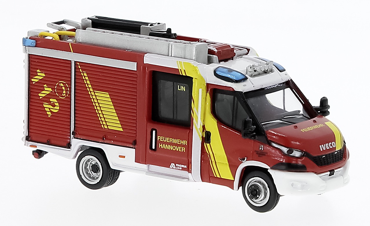 Iveco Magirus Daily MLF der Feuerwehr Hannover  Modell von Brekina 1:87