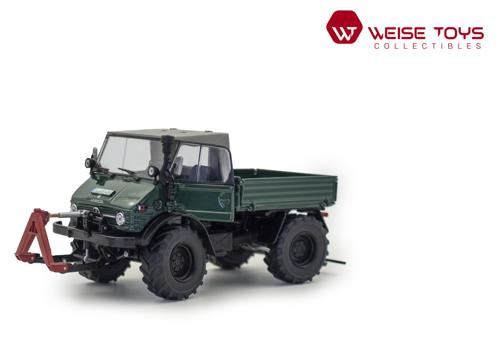 Unimog 406 (U84) Moosgrün mit Klappverdeck-Fahrerhaus-1