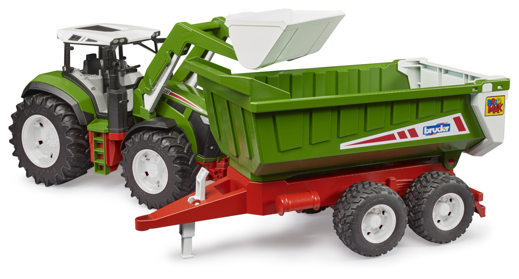 Roadmax Traktor mit Frontlader und Kippanhänger