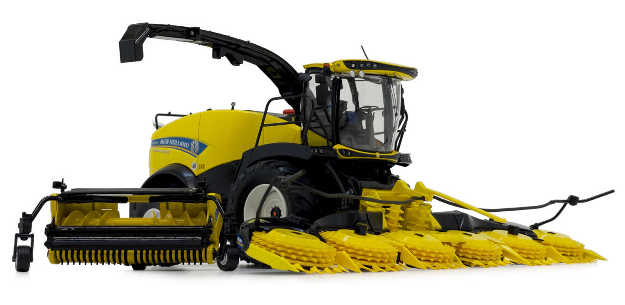 New Holland FR780 Häcksler mit Maisgebiss und Pickup-1
