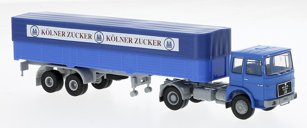 MAN F7 PritschePlane-Sattelzug-1