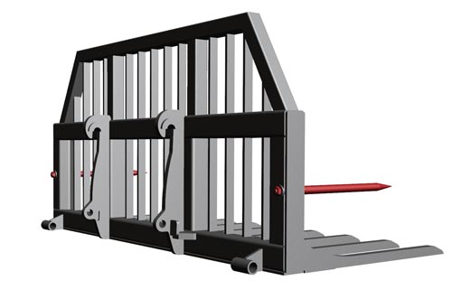 Hekamp Z-300 Silagegabel grau Modell von AT Collections 1:32