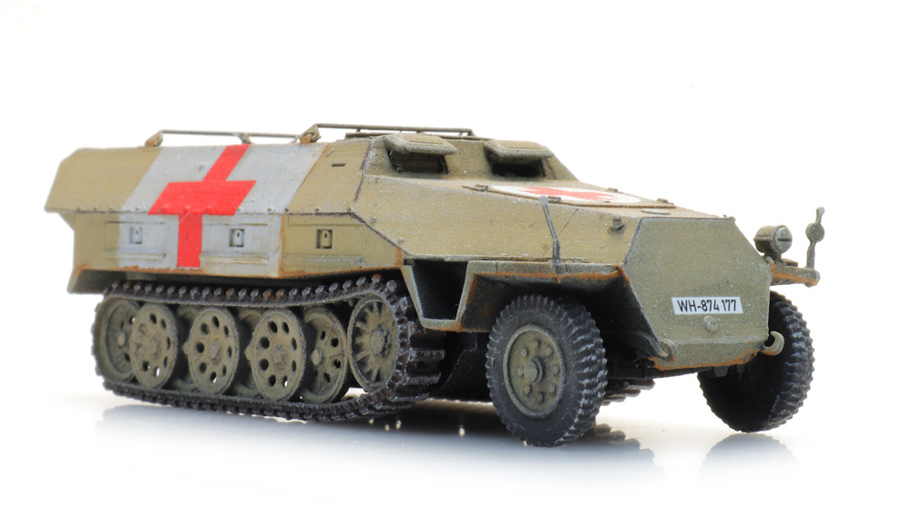 Sdkfz 251/8 Ausf D Sanitätspanzer Modell von Artitec 1:87
