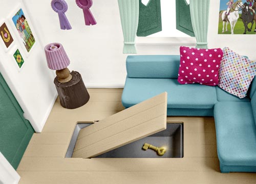 Wohnwagen für geheime Club-Treffen Modell von Schleich