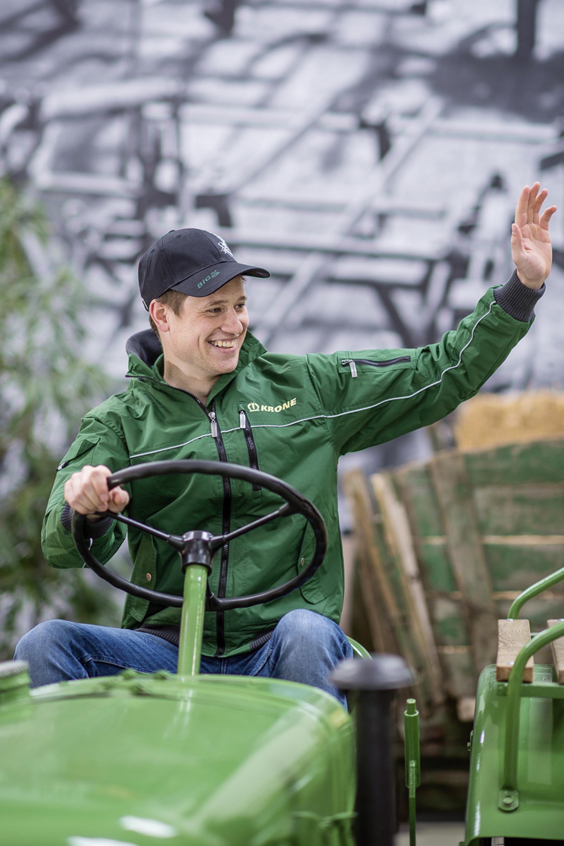 Blouson Krone (grün) Herren Gr. S