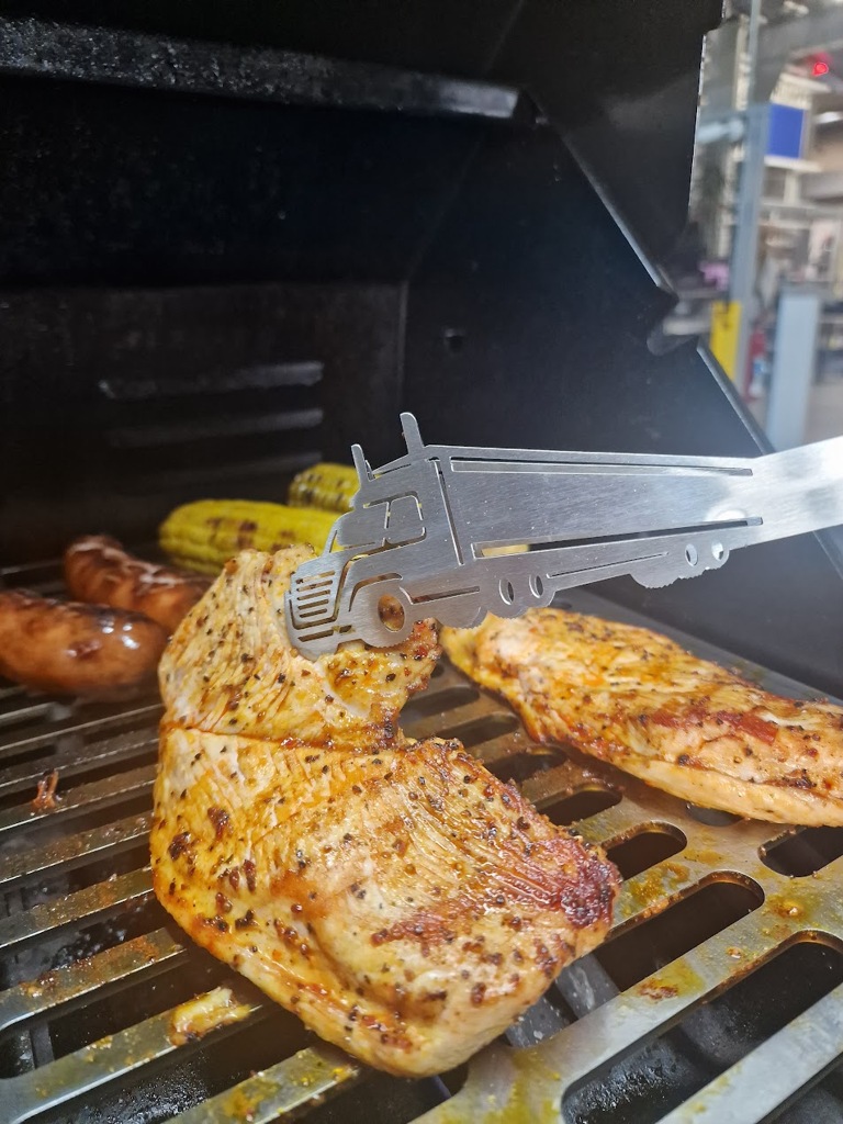 Grillzange Motiv Lkw