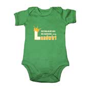 Baby-Body „Ich bin nicht wie die Anderen, ich bin Landwirt“ (grün)