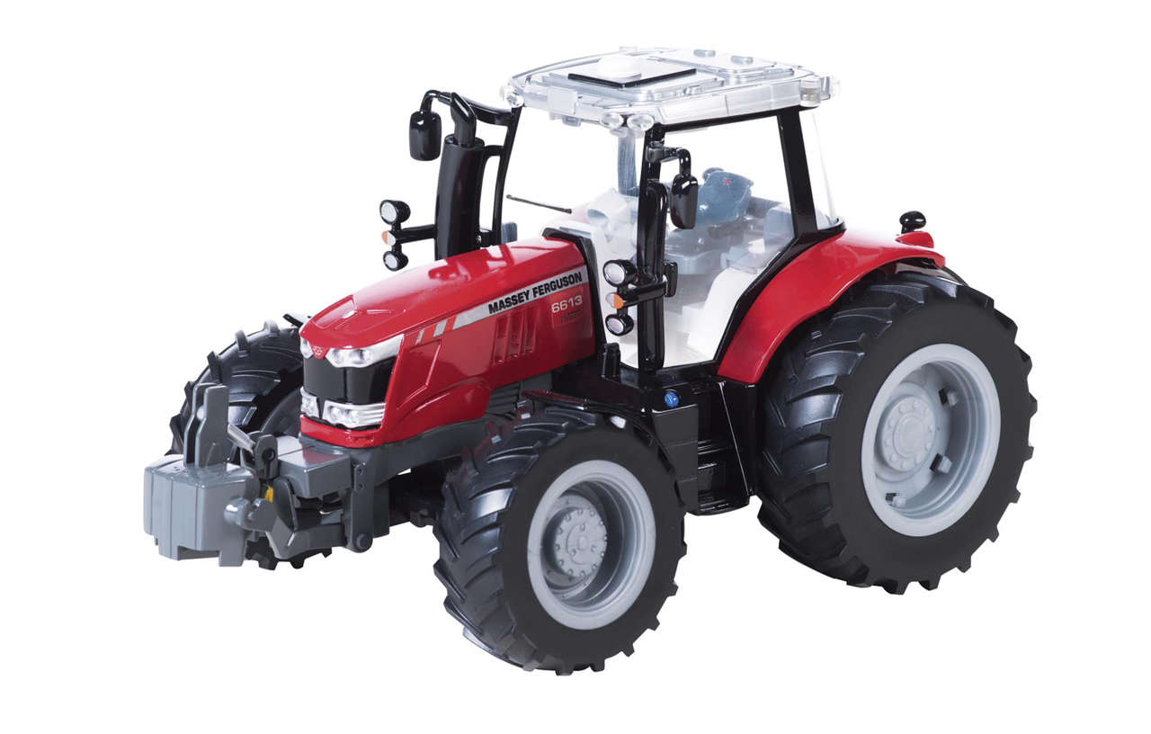 Der Massey Ferguson 6613 ist im Maßstab 1:16. Modellhersteller ist die Firma Britains. Der  Massey Ferguson  6613 mit Licht & Sound wurde von Britains detailgetreu nachempfunden und ist ideal zum Sammeln und Spielen für Kinder ab 3 Jahren.-1