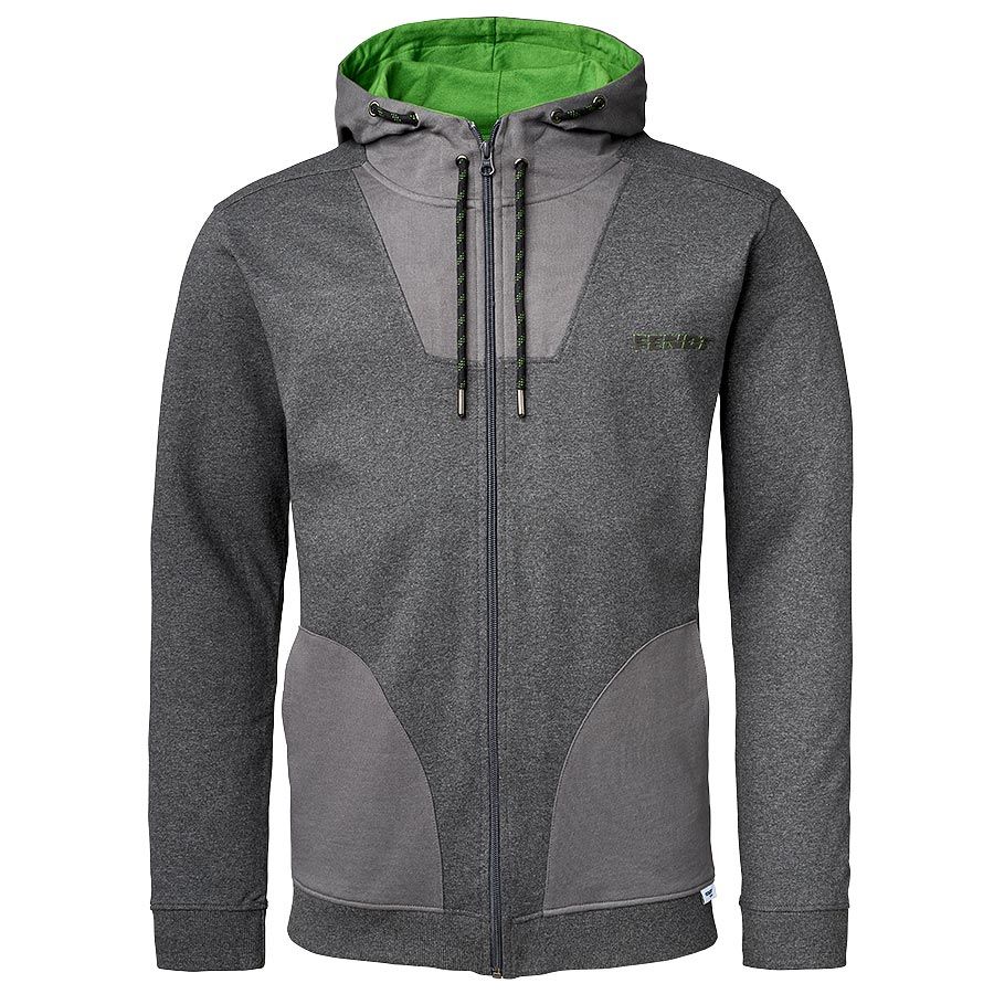 Fendt Sweatjacke Herren grau