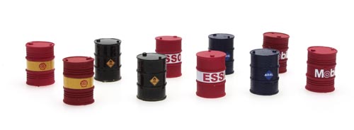 Ölfässer von Ölmultis (Fertigmodell koloriert) Modell von Artitec 1:87