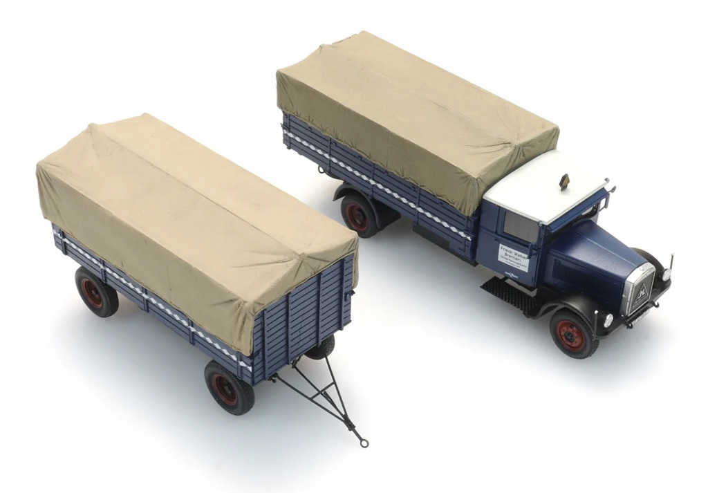 Hansa Lloyd mit Anhänger Modell von Artitec 1:87