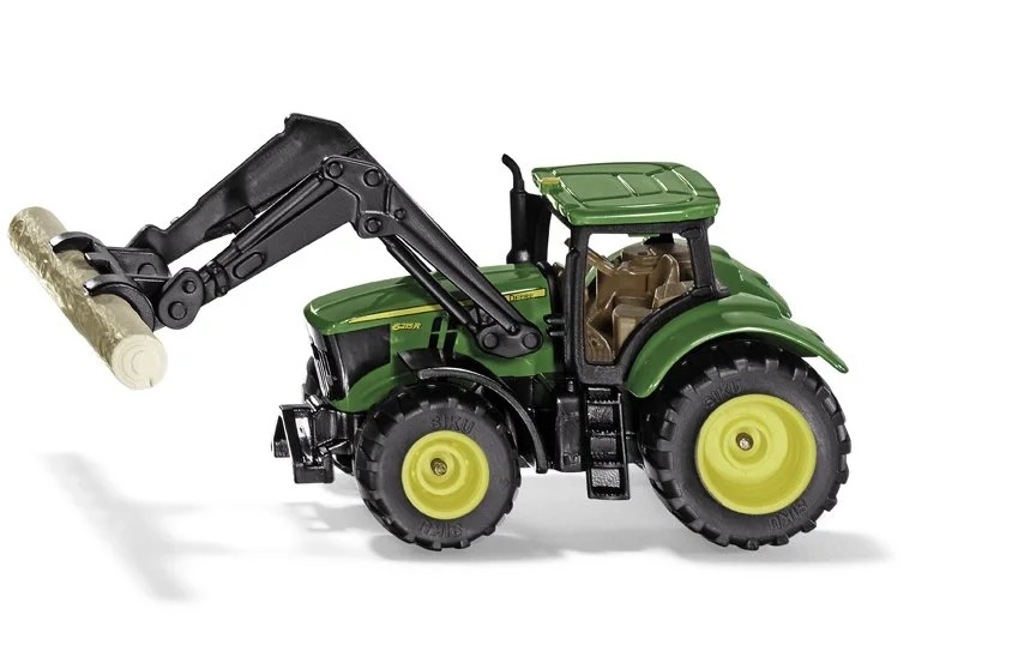John Deere mit Baumstammgreifer-1