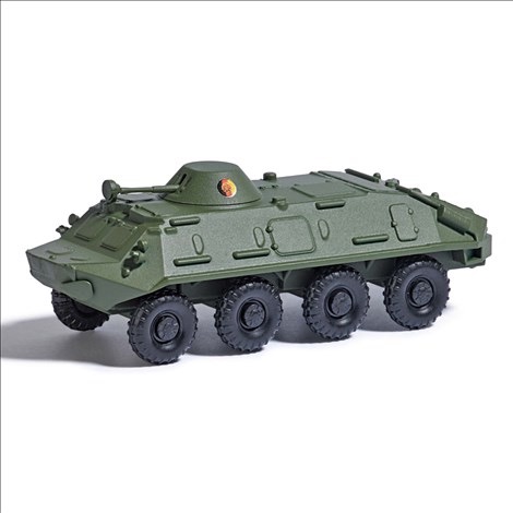 Spähpanzerwagen SPW-60PB mit Geschütz NVA Bj. 1960 Modell von Busch 1:87