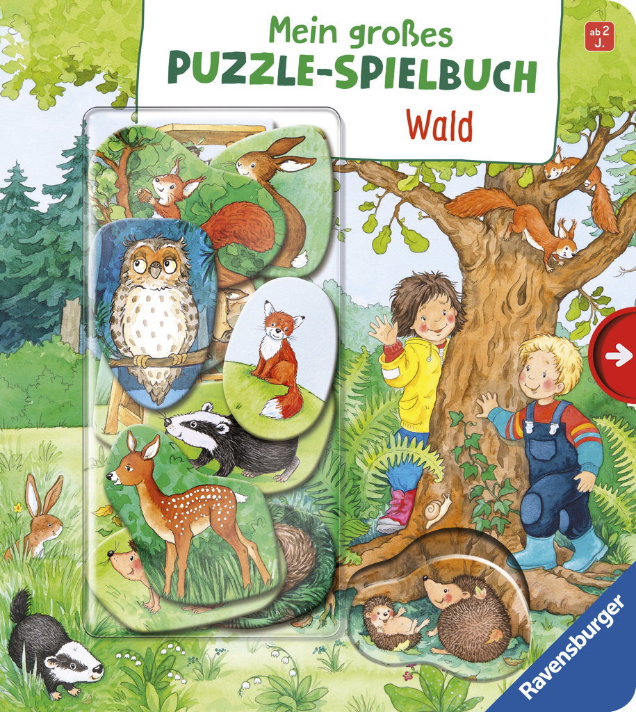 Mein groes Puzzle- Spielebuch Wald-1