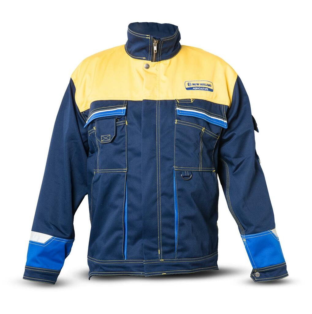 New Holland Arbeitsjacke blau-gelb-1