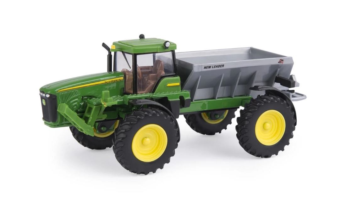 John Deere Düngerstreuer grün Modell von Ertl 1:64