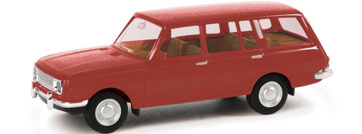 Wartburg 353, 66 Tourist, velourrot Modell von herpa 1:87