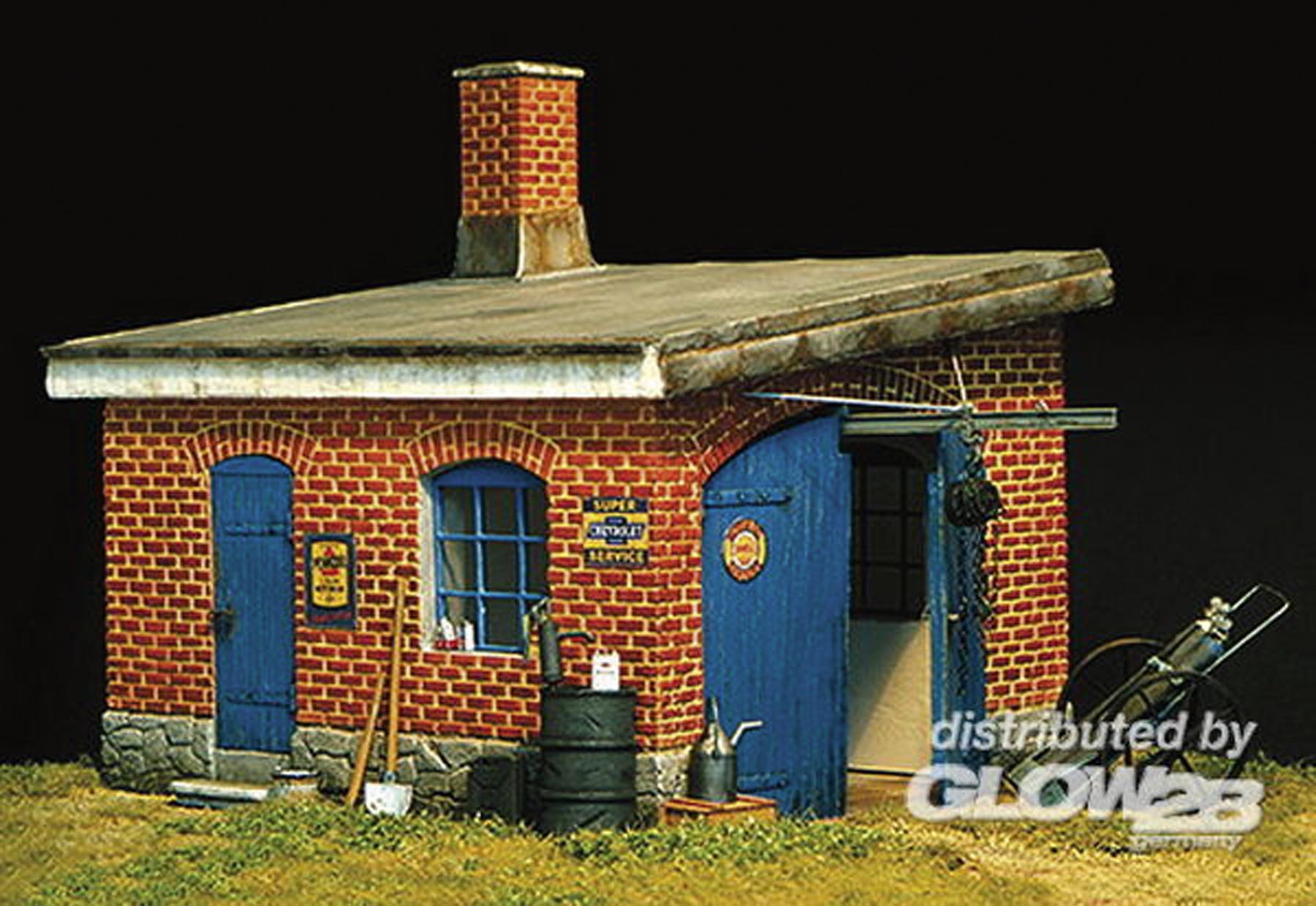 Garage als Nebengebäude Modell von Plus Model 1:35