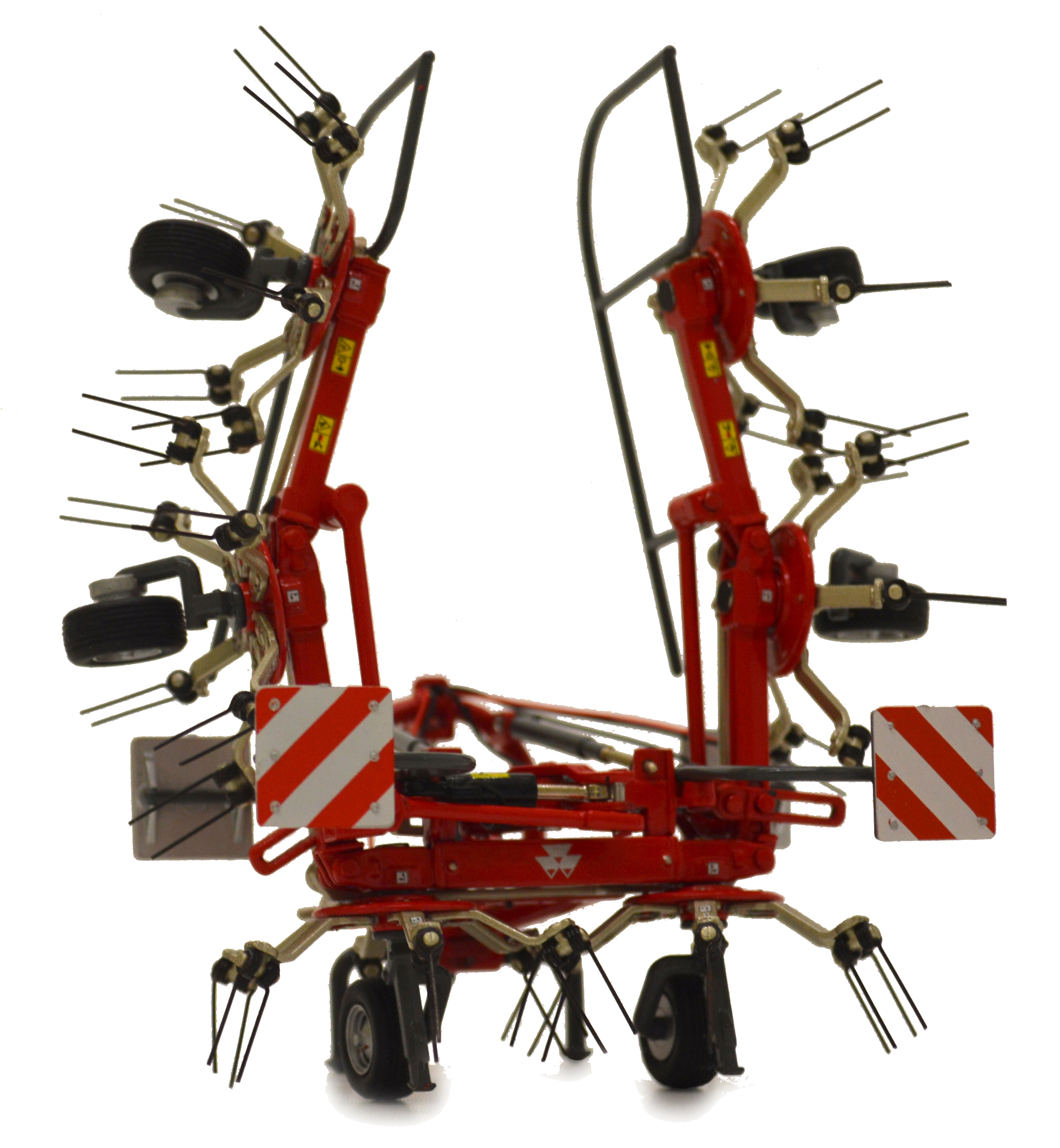 Massey Ferguson TD 676 Heuwender Modell von MarGe Models 1:32