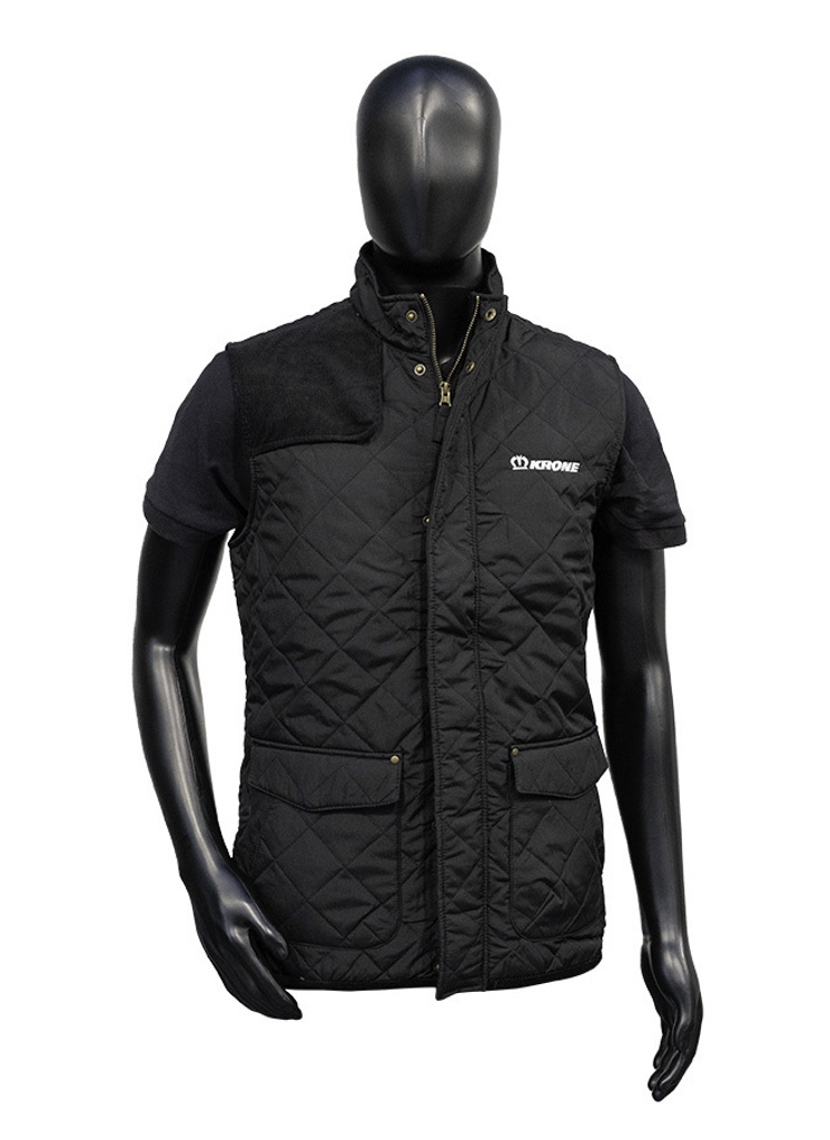 Krone Steppweste schwarz Herren