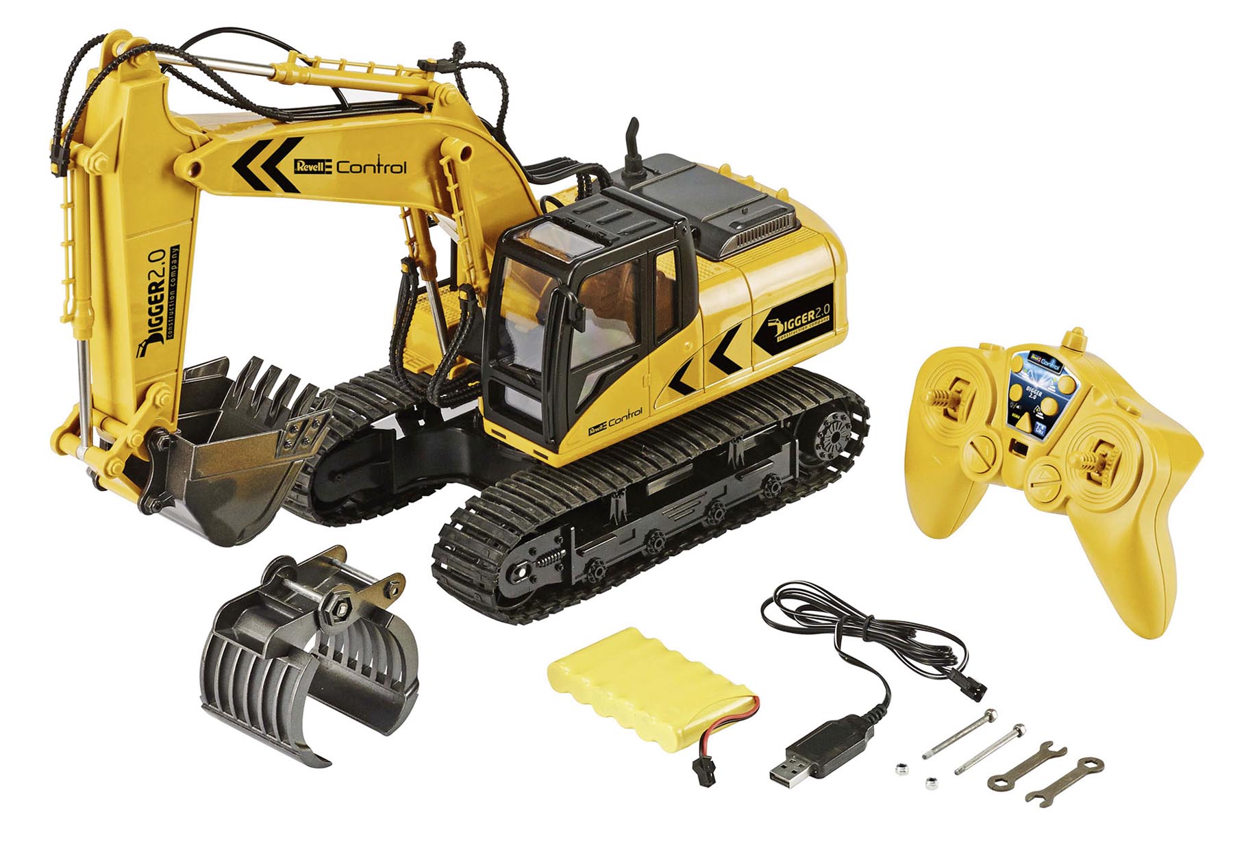 Digger 2,0 RC Kettenbagger mit Fernsteuerung Modell von Revell 1:16