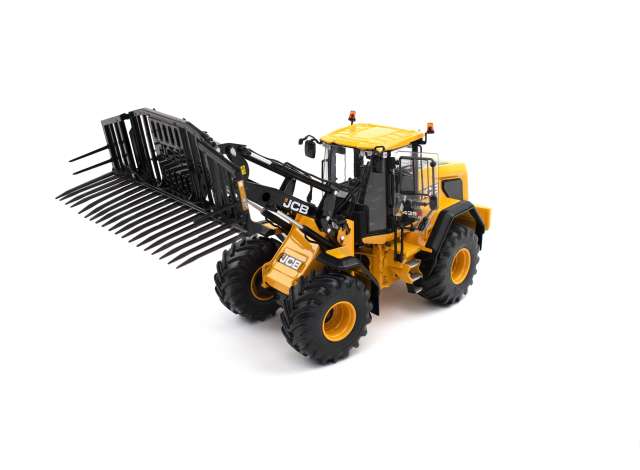 JCB 435 mit Silagegabel Radlader-1