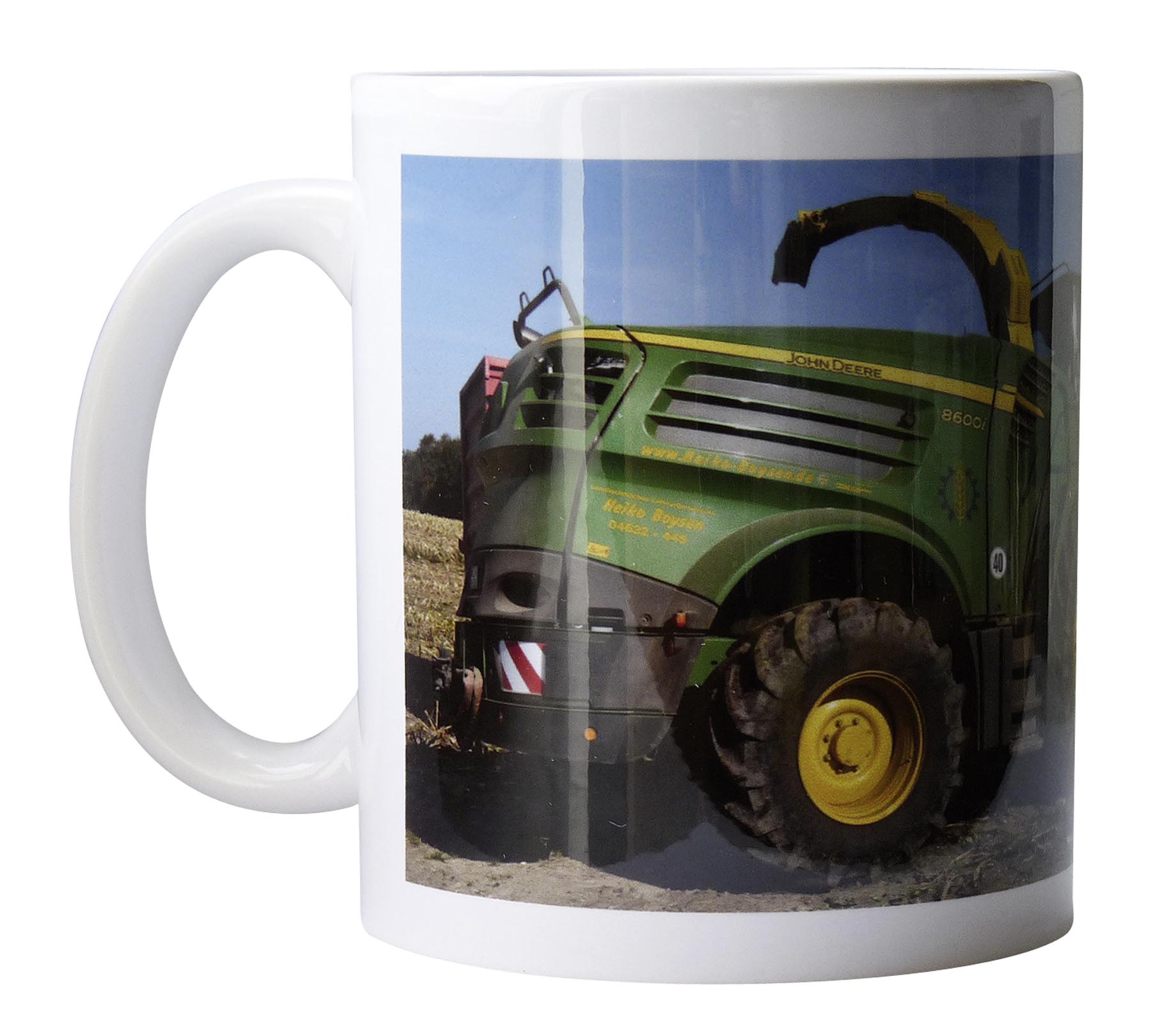 Becher mit Traktor