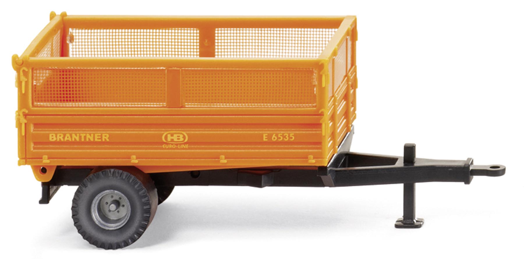 Brantner Einachskipper orange Modell von WIKING 1:87