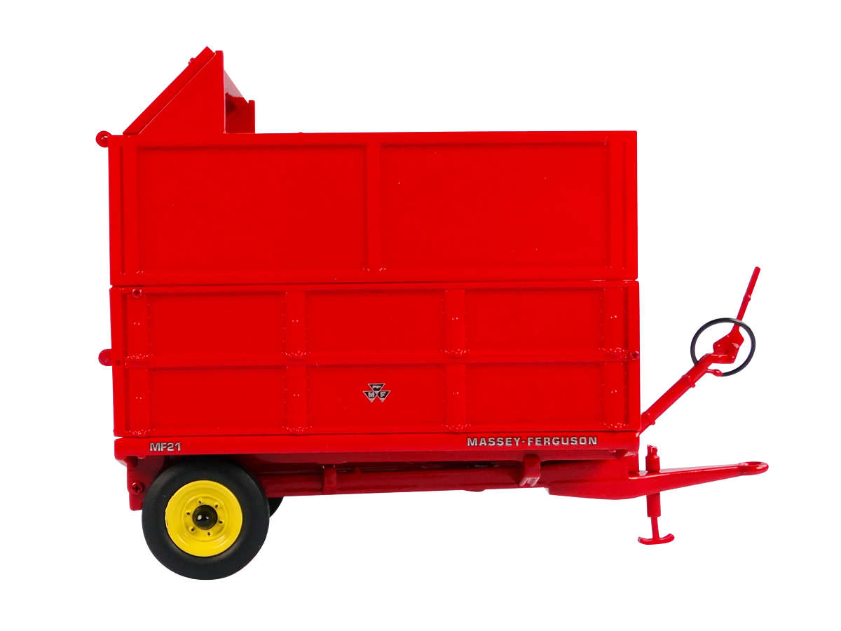 Massey Ferguson MF 21 - 3,5 Tonnen Hydraulik-Kippanhänger mit Aufsteckbordwänden für Silage Modell von Universal Hobbies 1:32