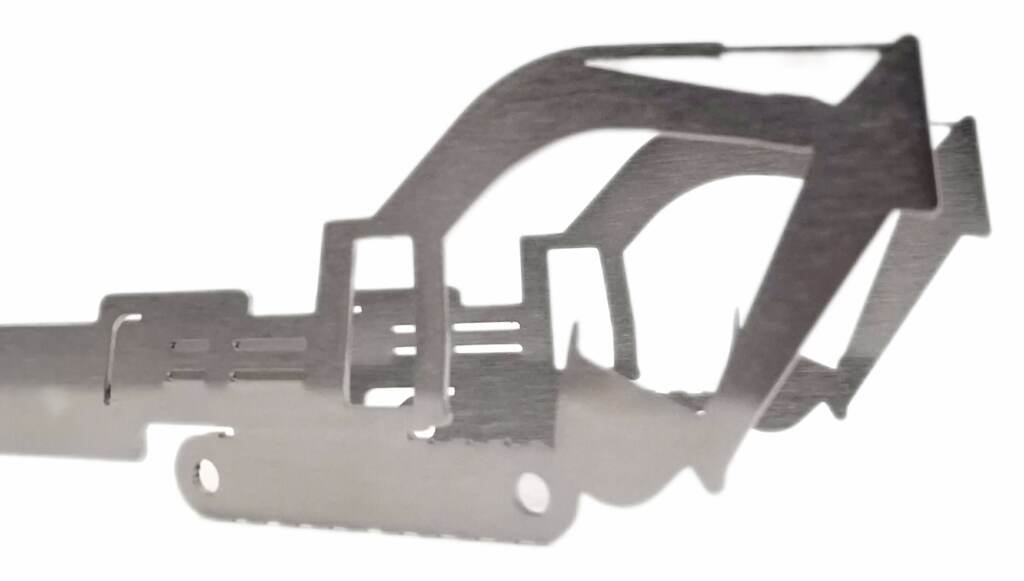 Grillzange Motiv Bagger