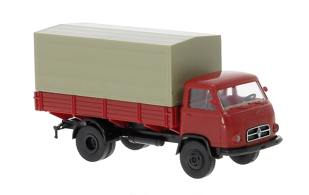 Borgward B 655 Pritsche/Plane Modell von Brekina 1:87
