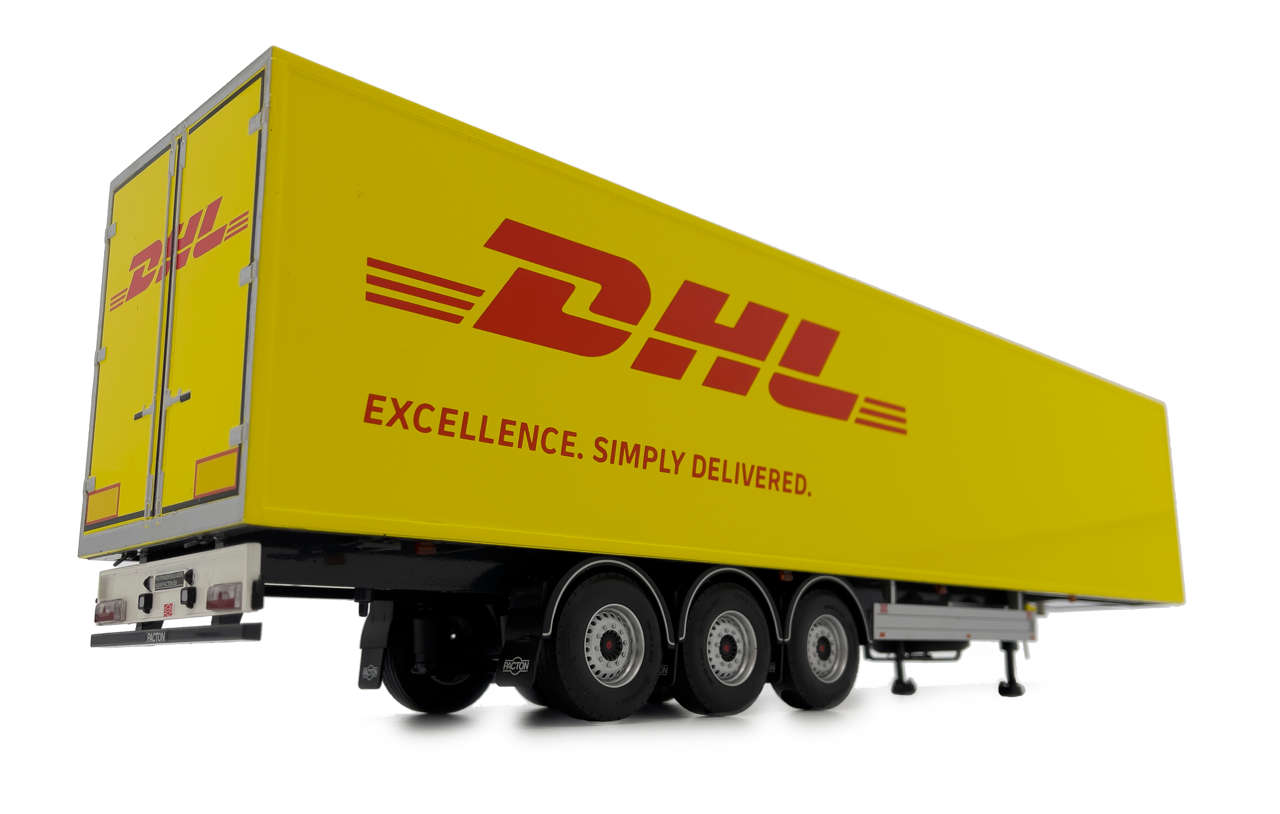 Pacton Kofferauflieger DHL Design  Modell von MarGe Models 1:32