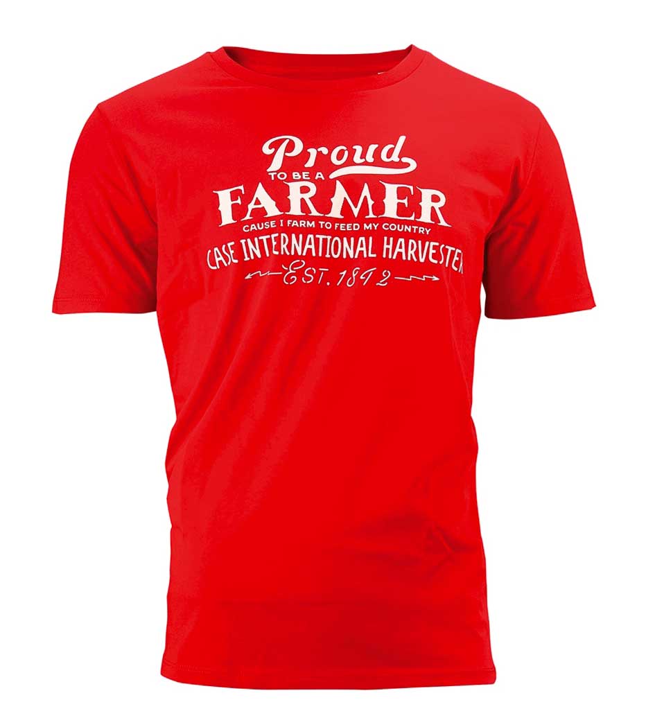 Case IH T-Shirt Proud Farmer Herren
