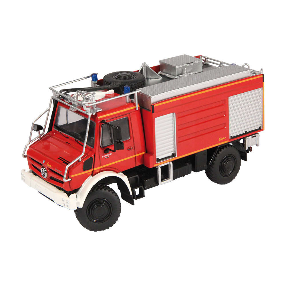 Mercedes-Benz Unimog U5000 Feuerwehr Modell von NZG 1:50