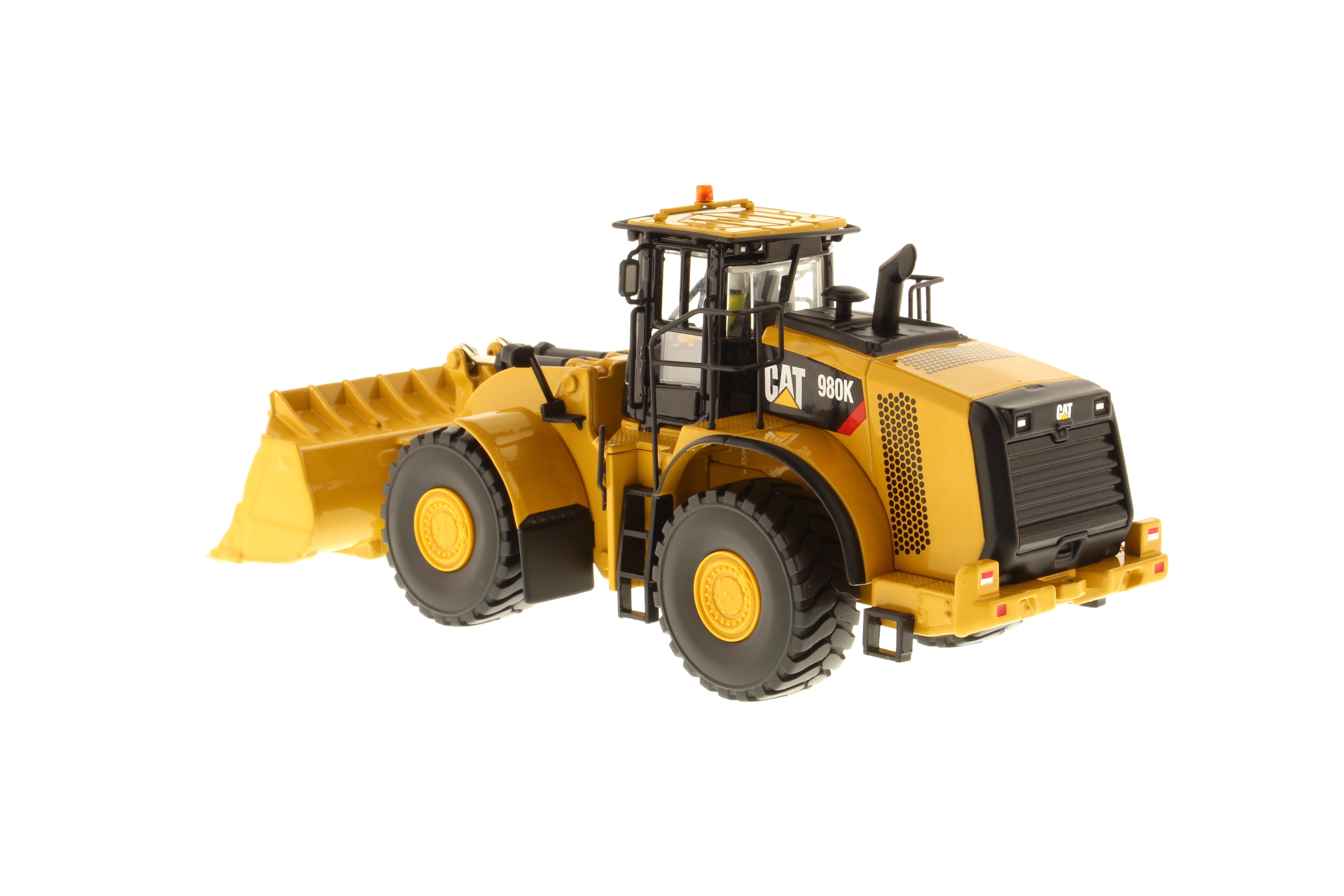 CAT 980K Radlader mit Felsschaufel Modell von DieCast Masters 1:50