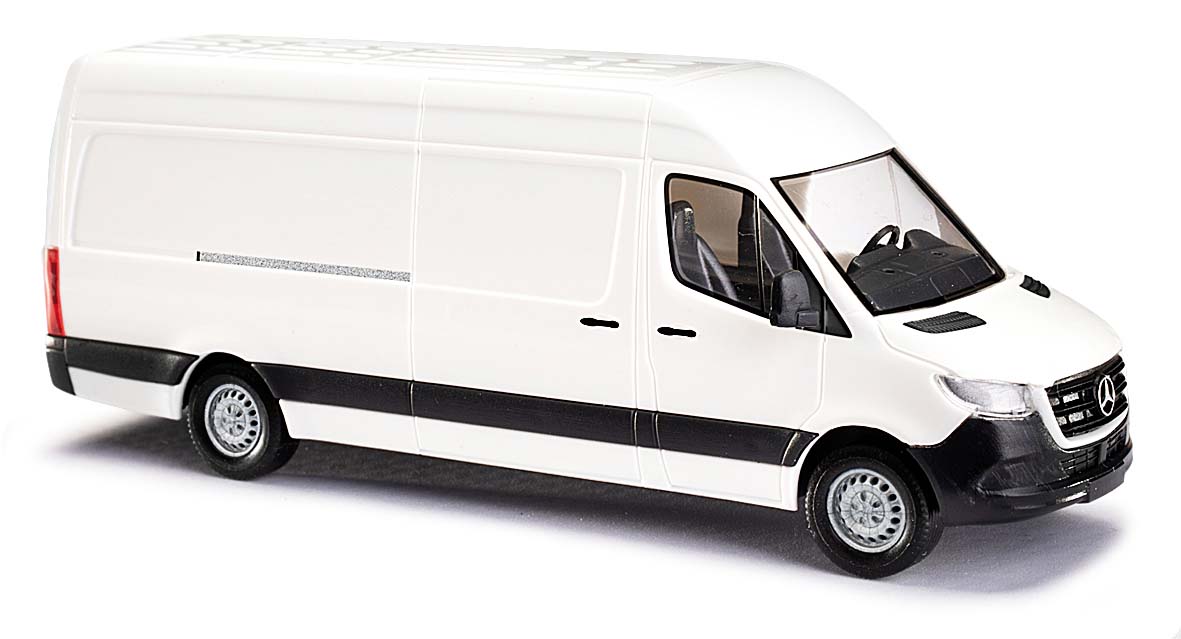 Mercedes Benz Sprinter lang Bj. 2018 weiß Modell von Busch 1:87