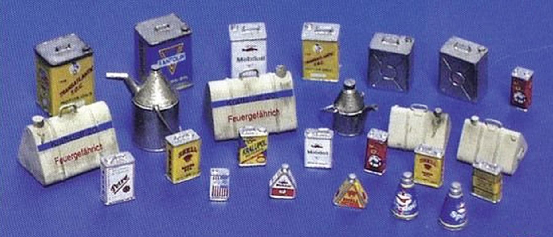 Ölblechdosen (25 Stück) Modell von Plus Model 1:35