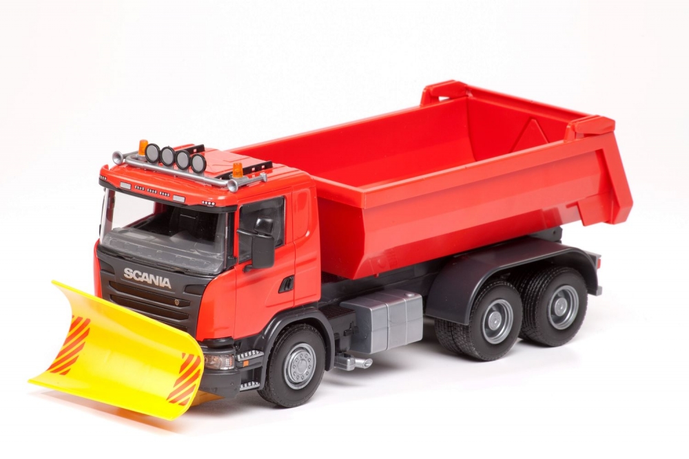 Scania R mit SchneepflugRundmulde-1