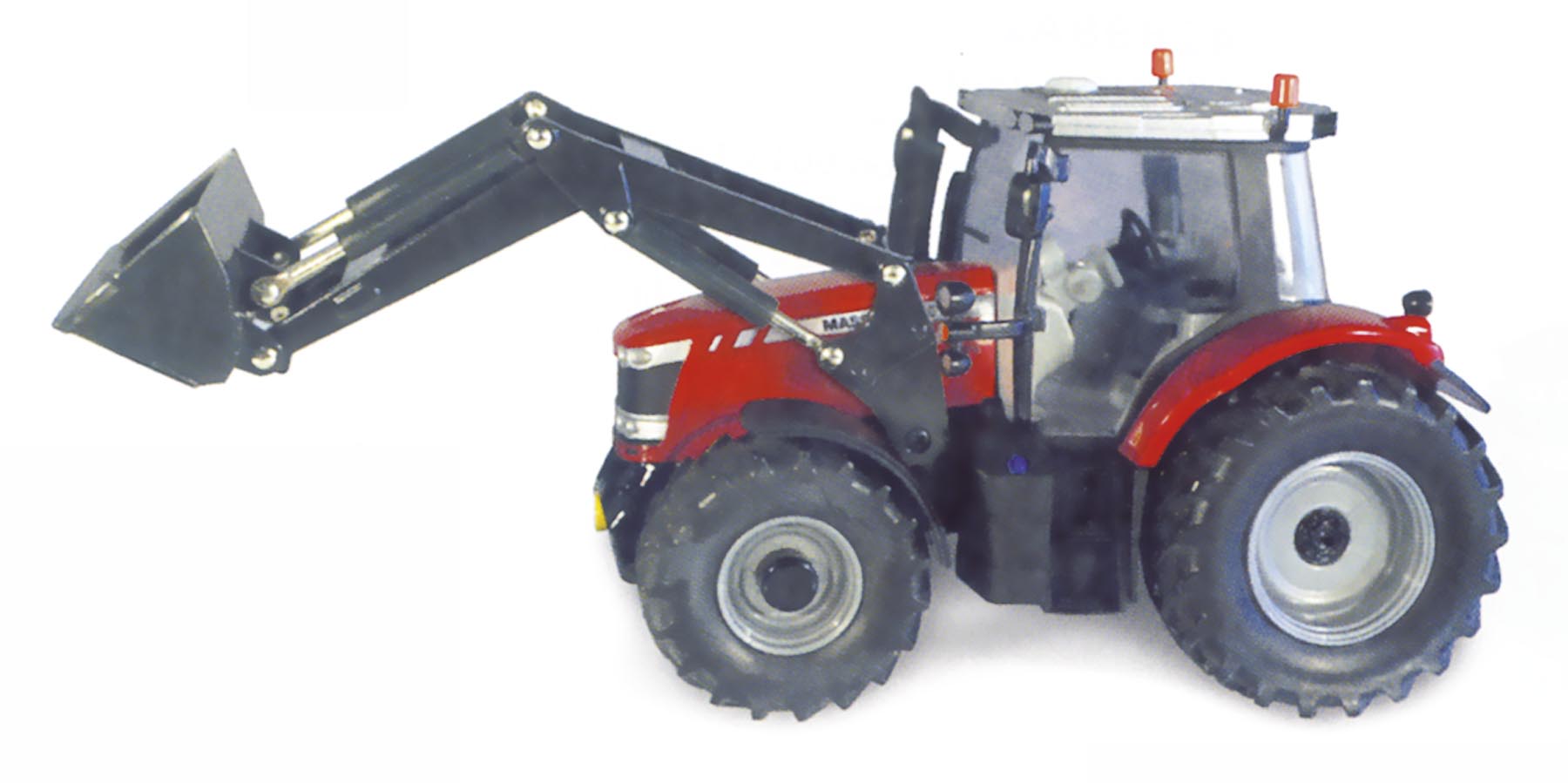 Massey Ferguson 6616 mit Frontlader Modell von Britains 1:32