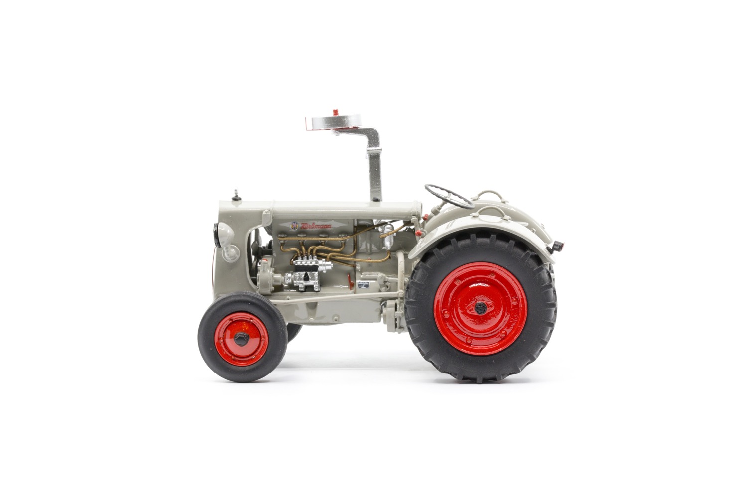 Hürlimann D200 mit Motoregge (1948) Modell von Ace 1:32