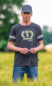 T-Shirt (grau) Krone