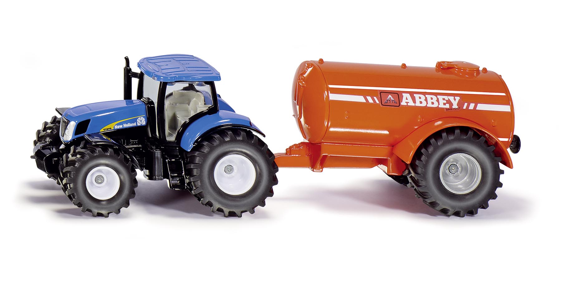New Holland Traktor mit Einachs-Güllefass Modell von Siku 1:50