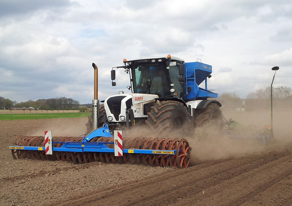 Poster Claas Xerion 3800 1000ste Jubiläumsmaschine-1