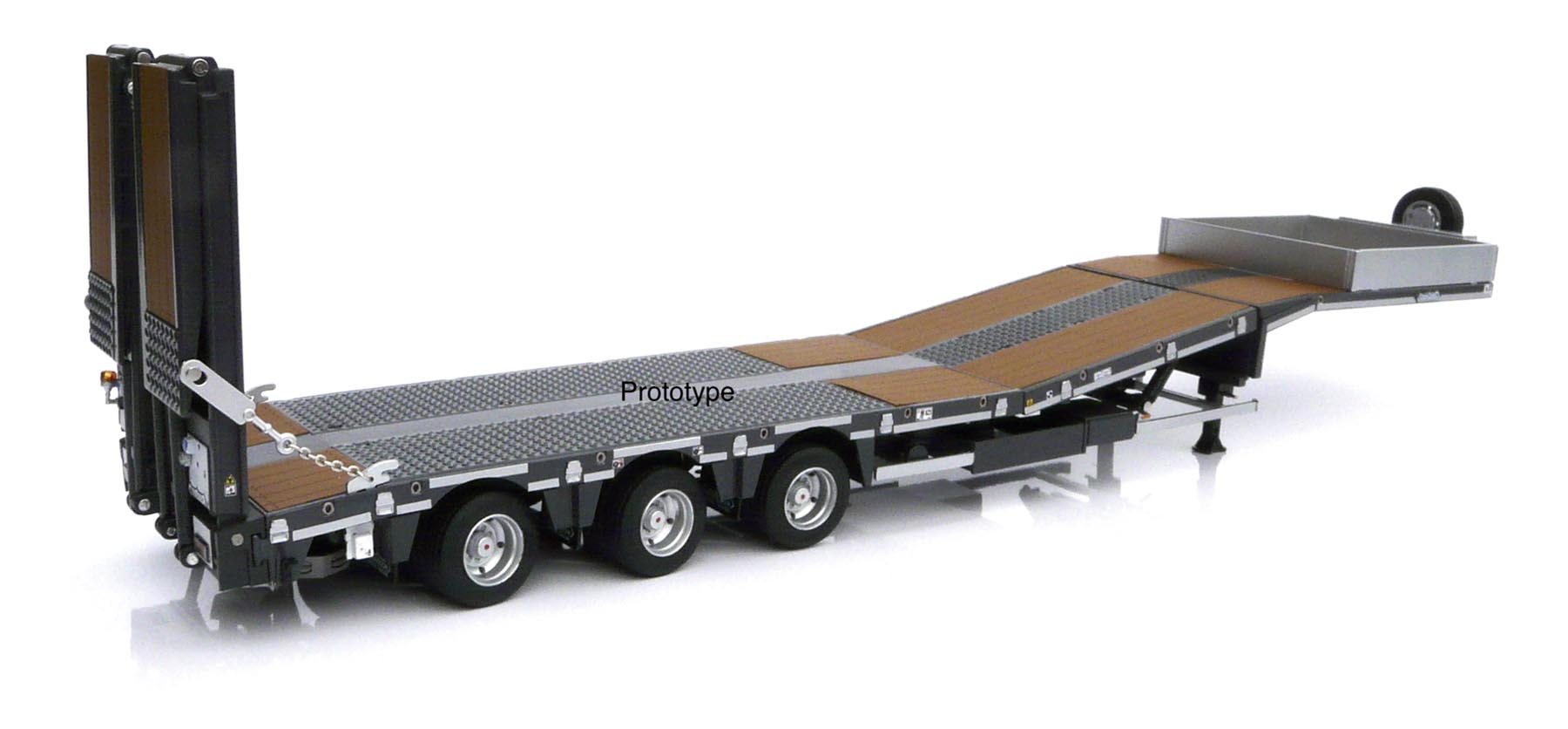 Nooteboom MCOS 48-03 Holzauflieger anthrazit für Sattelschlepper von Marge Modell von MarGe Models 1:32