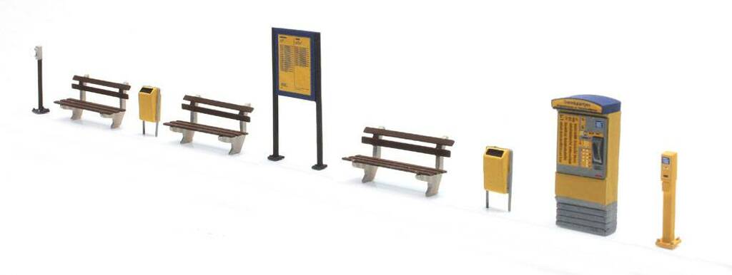 NS Bahnsteg-Satz Modell von Artitec 1:87