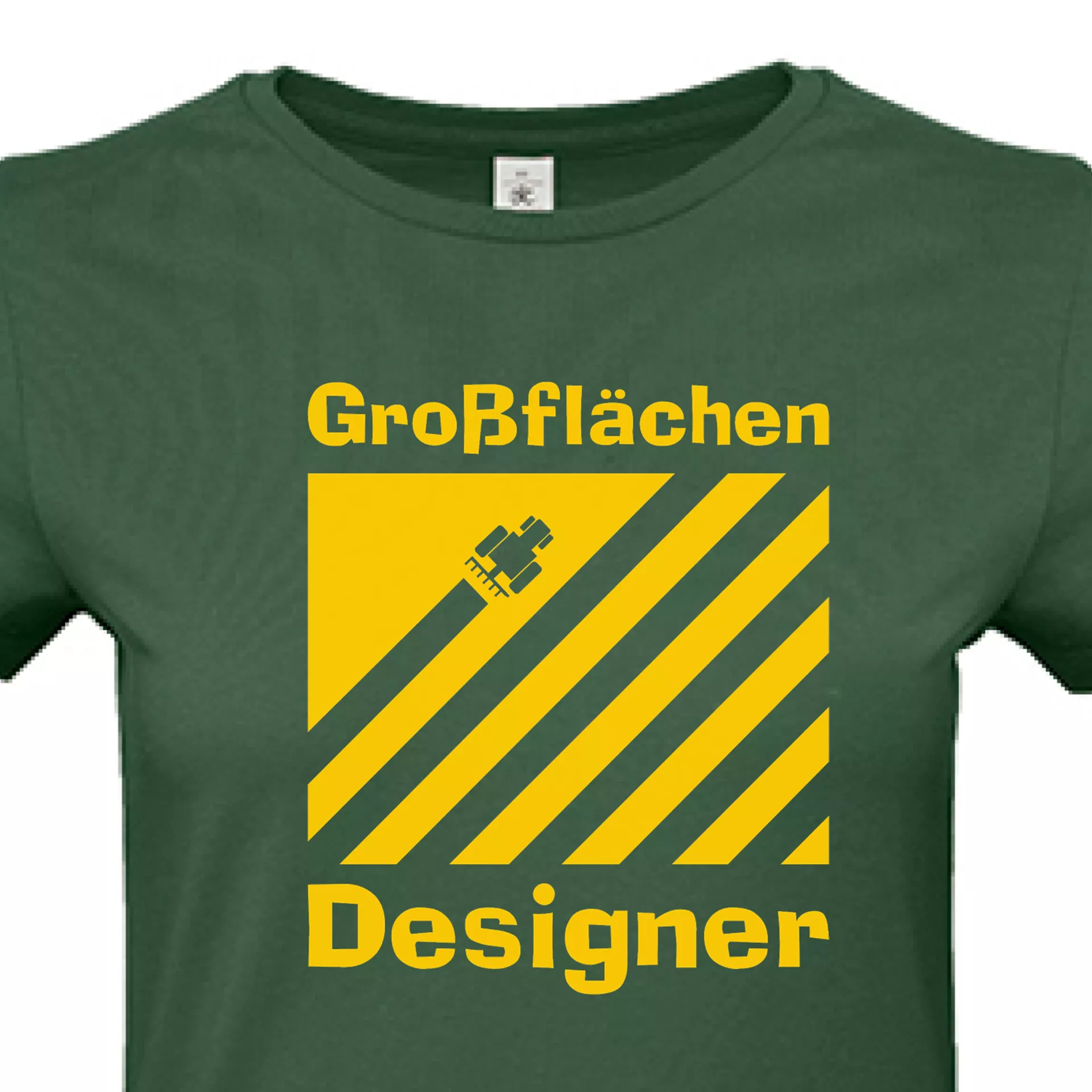 T-Shirt Lady „Großflächen Designer“ (grün)