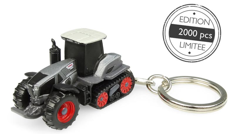 Claas Axion 960 Terra Trac Schlüsselanhänger grau Modell von Universal Hobbies 1:32