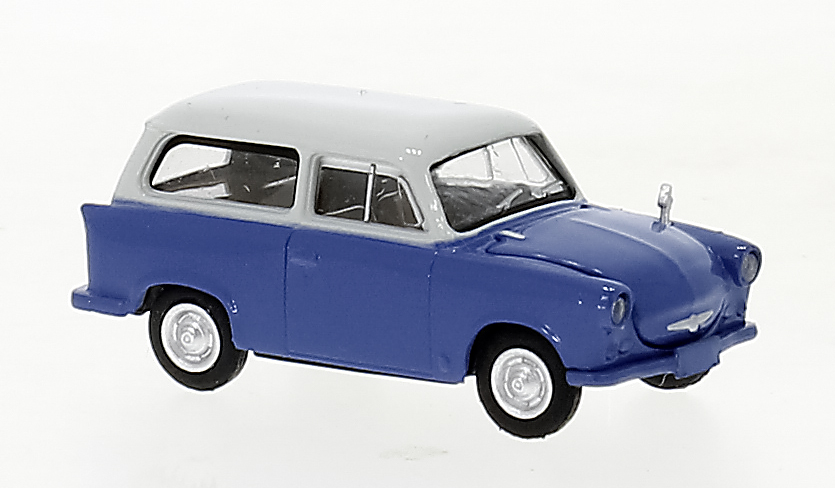 Trabant P 50 Kombi blauhellgrau-1